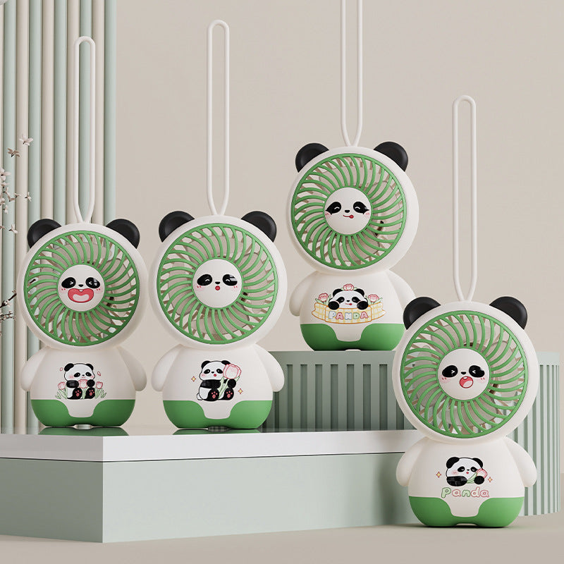 Damen Tragbarer Handventilator im süßen Panda-Design Brehn