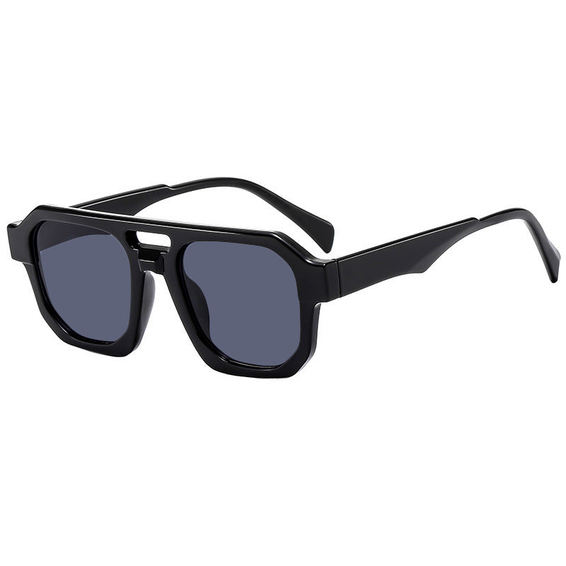 Damen moderne Sonnenbrille mit eckigem Rahmen und UV-Schutz Brehn
