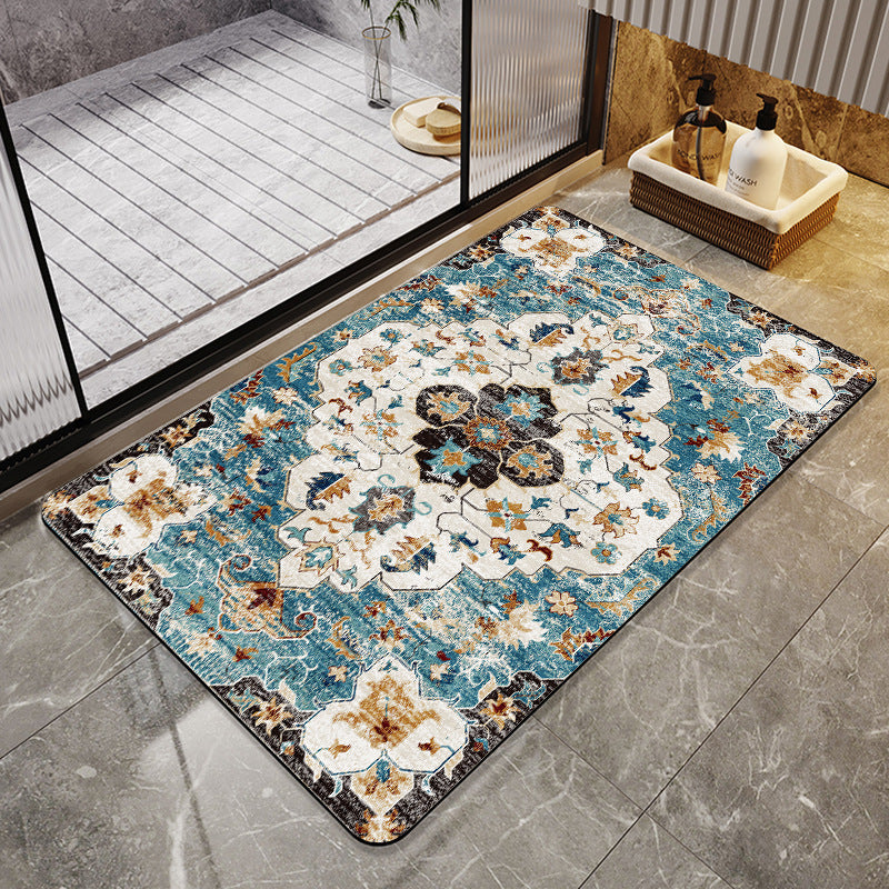 Florales Design Absorbierende Badezimmermatte Brehn
