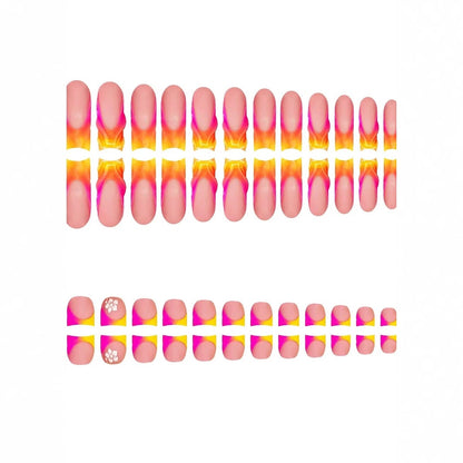 Künstlerischer Gradient Nagelkunst Brehn