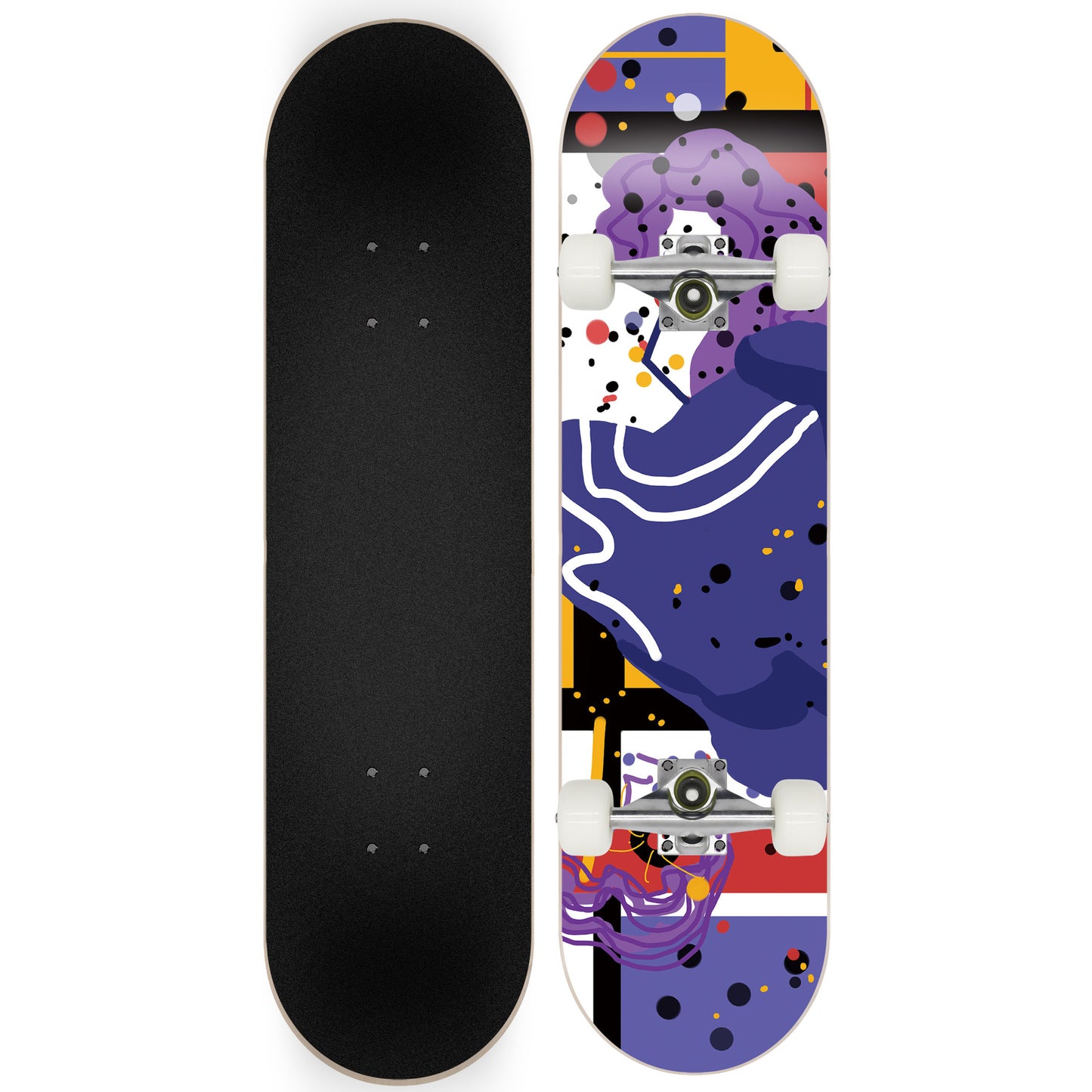 Skateboard mit Galaxy-Design Brehn