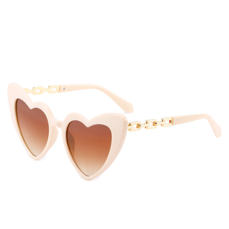 Damen Herzförmige Sonnenbrille Brehn