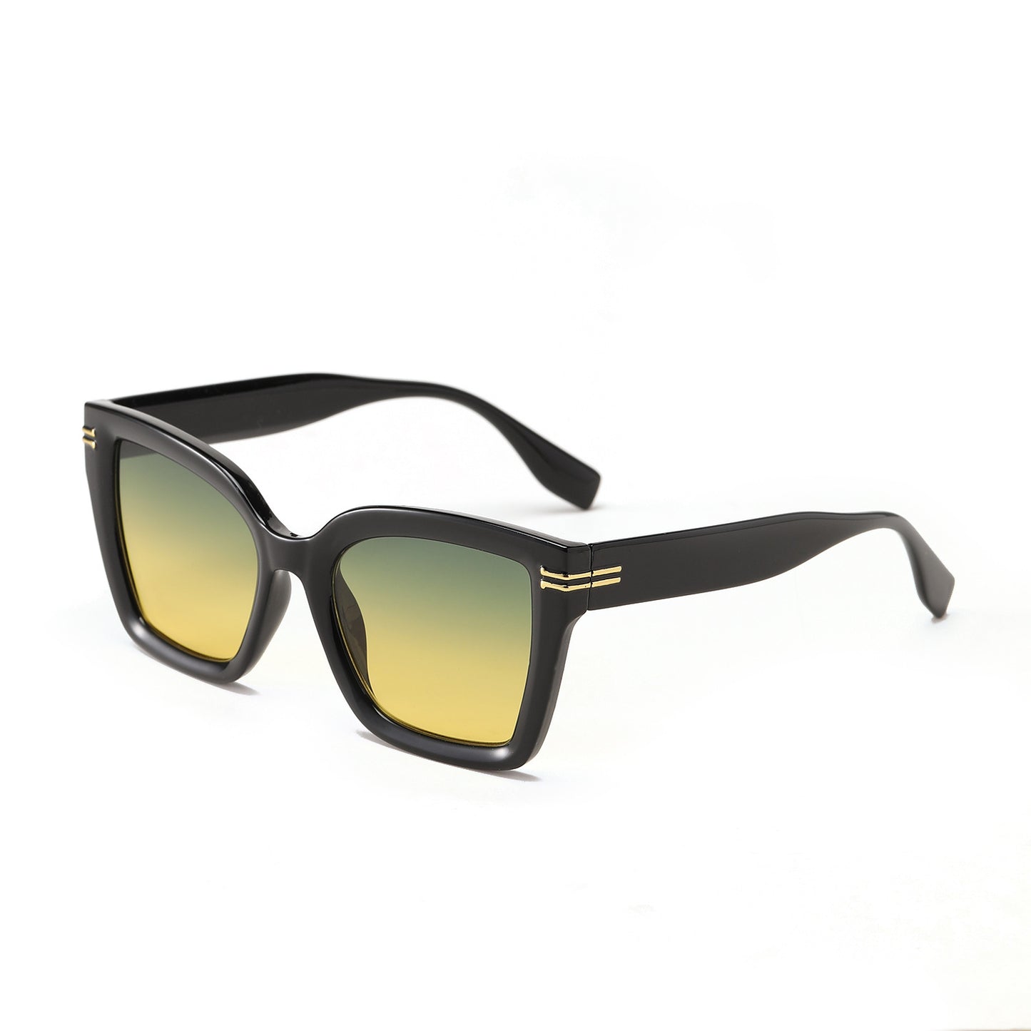 Damen trendige quadratische Sonnenbrille mit elegantem Gestell Brehn