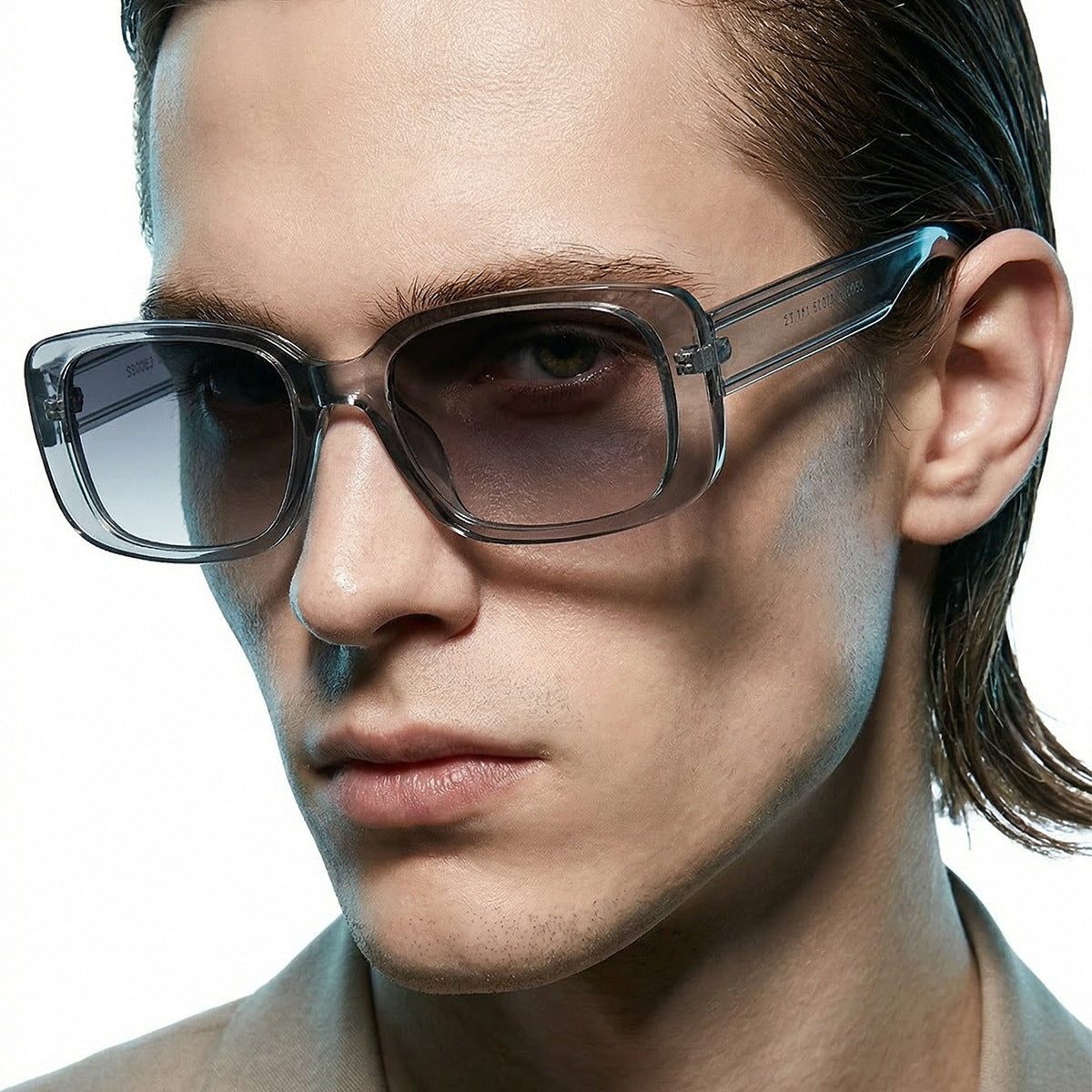 Damen rechteckige Sonnenbrille mit stilvollem Rahmen Brehn