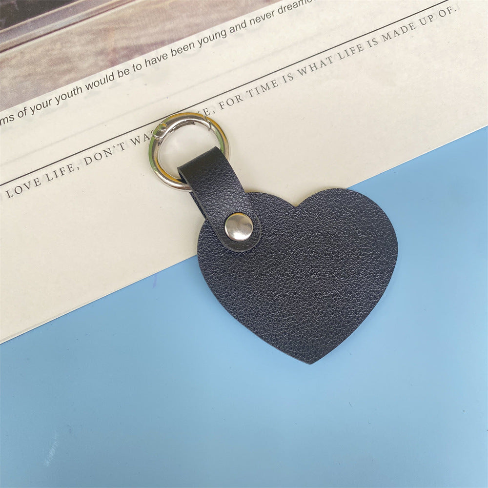 Premium Herzförmiger Leder-Schlüsselanhänger Brehn