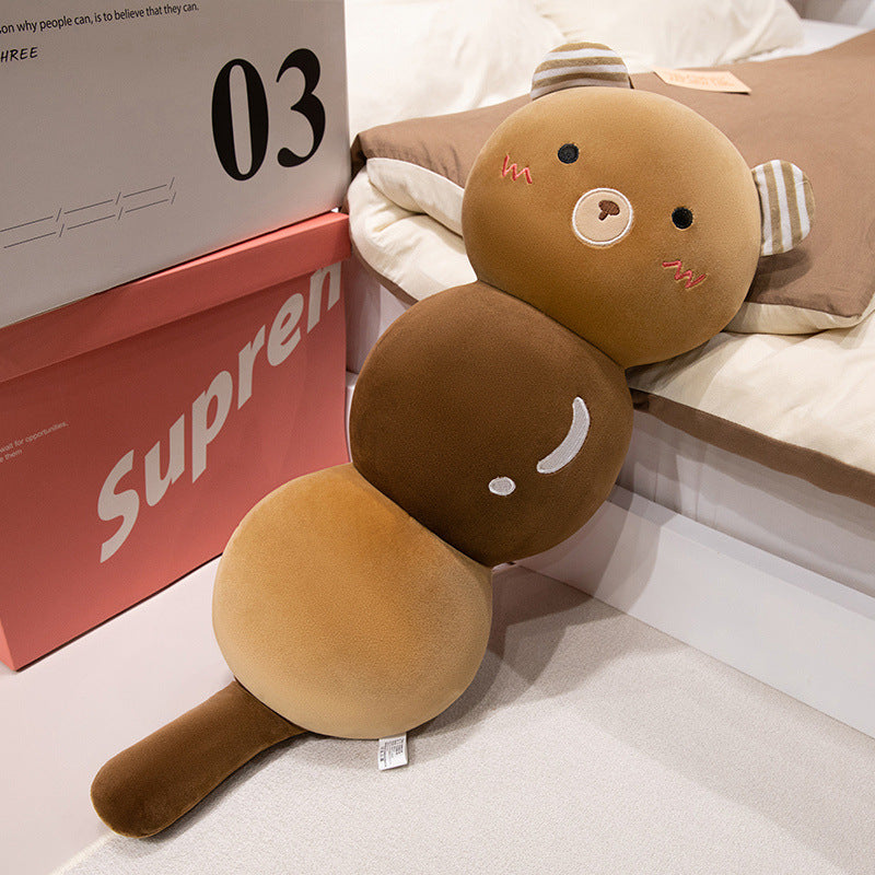 Extraweiches Plüsch-Körperkissen im dangoartigen Frosch-Design
