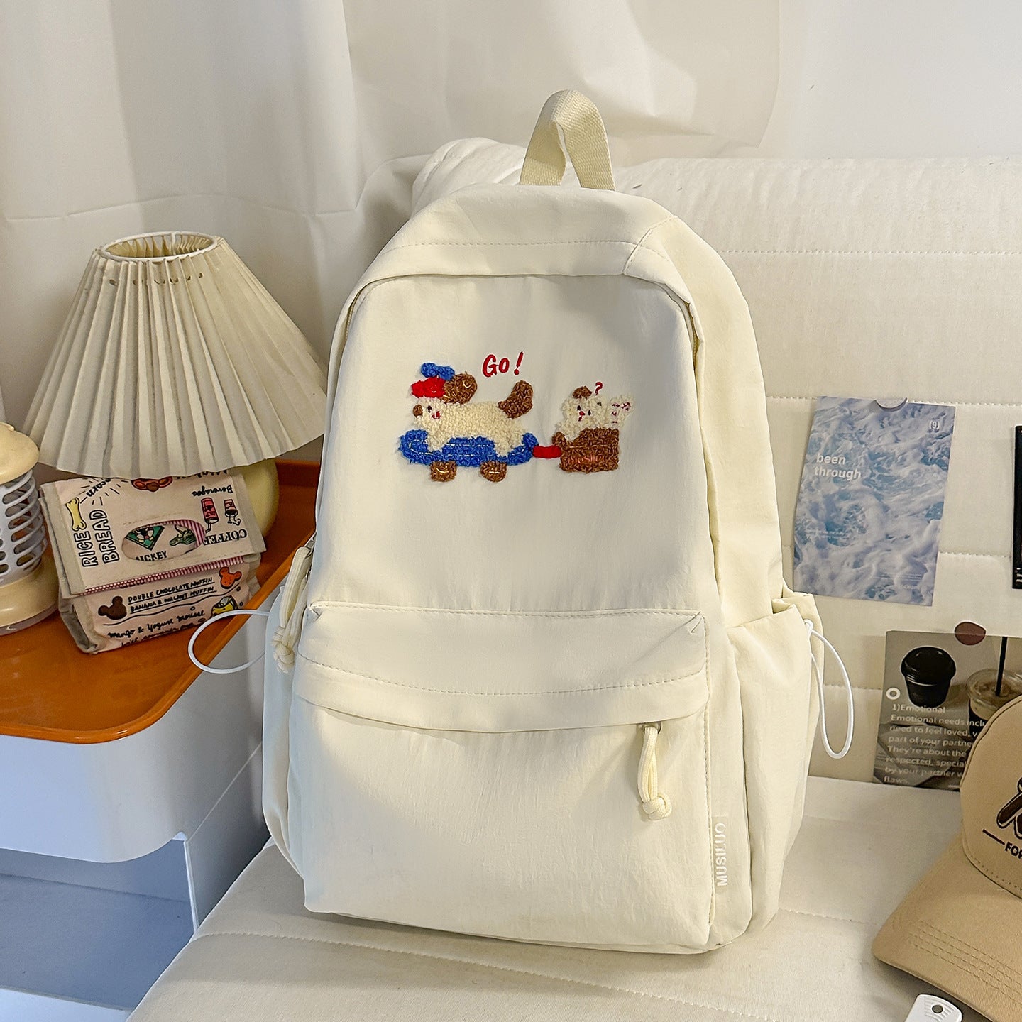 Verspielter Bestickter Rucksack Brehn