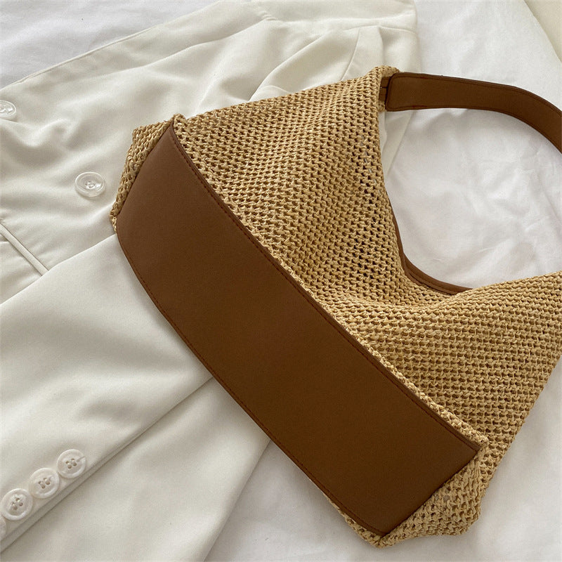 Handgefertigte Gewebte Strandtasche