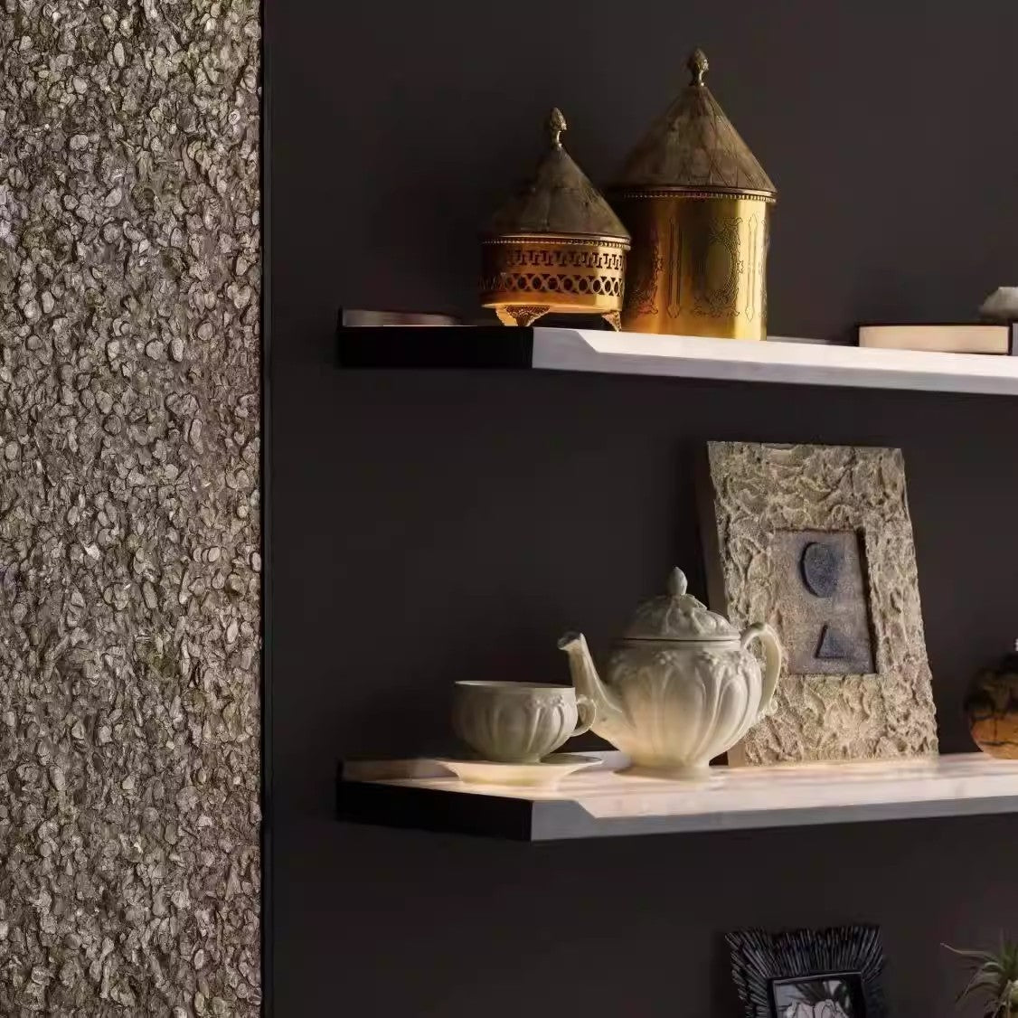 Elegantes dekoratives Teeset