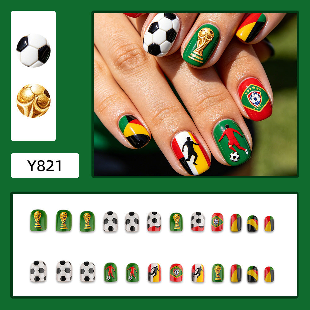 Kunstnägel Im Kreativen Fußball-Motiv Brehn