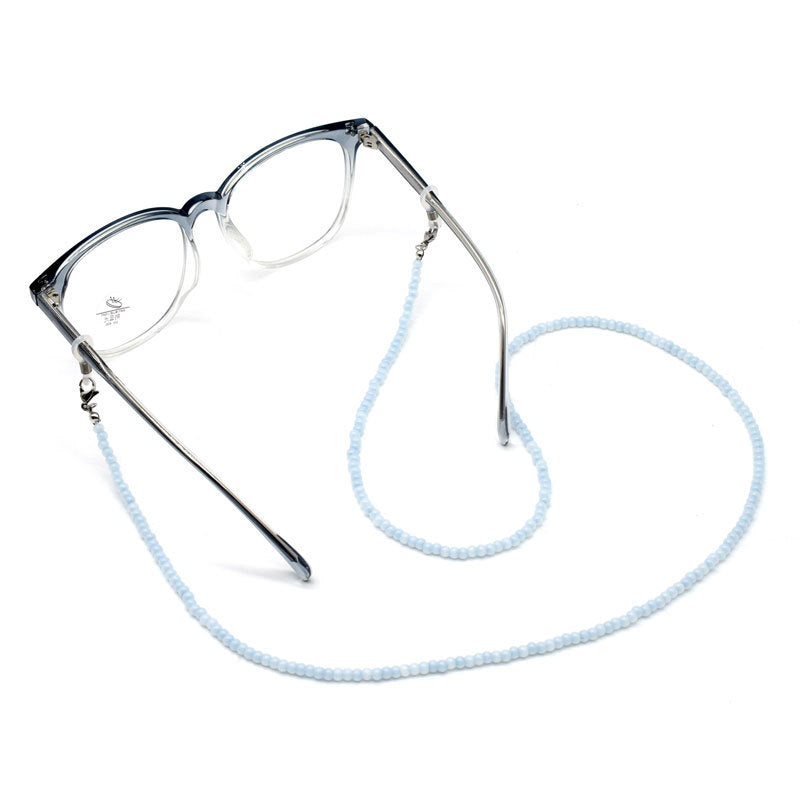 Elegante Perlen Brillen Halter Kette Brehn