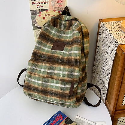 Stylischer Karomuster-Rucksack Brehn