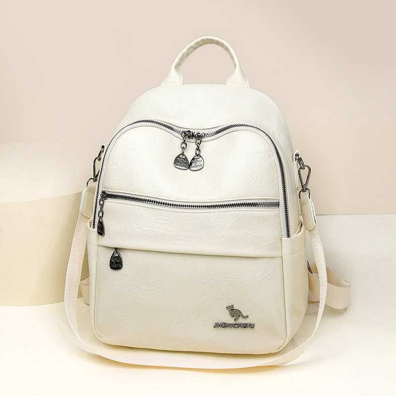 Luxuriöser Retro-Leder-Rucksack Brehn