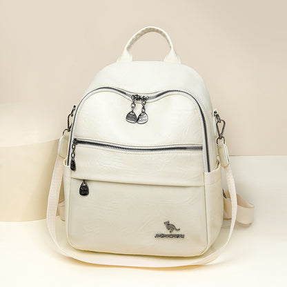Luxuriöser Retro-Leder-Rucksack Brehn