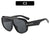 Überdimensionale quadratische Sonnenbrille