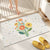 Frauen Floral Rutschfeste Badematte Brehn