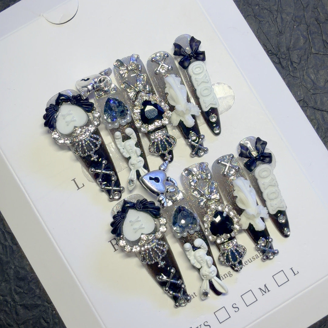 Dekorative 3D Nagelkunst Clips