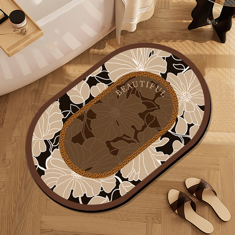 Elegante Marmor-Themen Badmatte Brehn