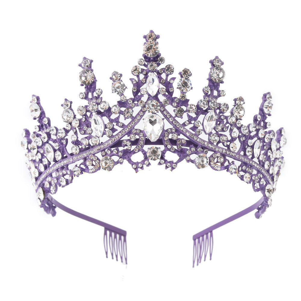 Damen Strass Tiara mit funkelnden Edelsteinen Brehn