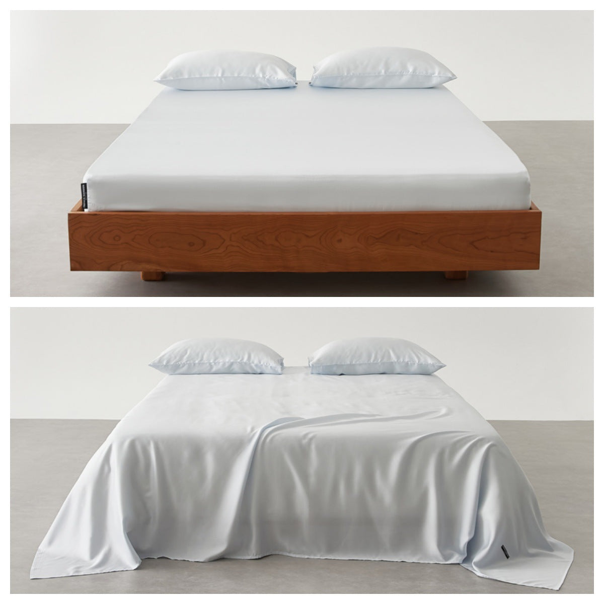 Premium Satin Bettlaken Set