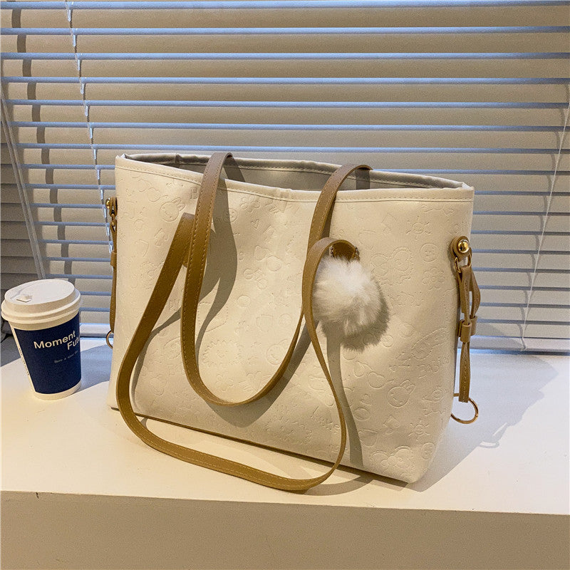 Stylische Präge-Schultertasche