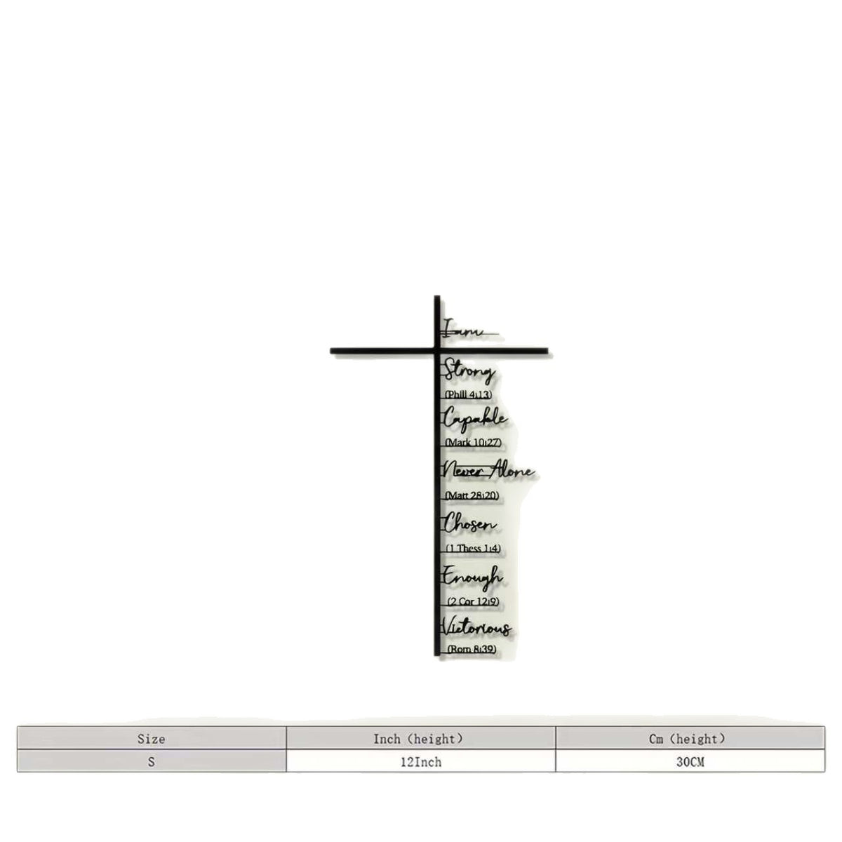Inspirierende Kreuz Wanddekoration
