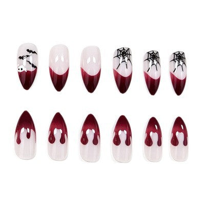 Halloween-Themen Lange Sarg Nagelkunst Brehn