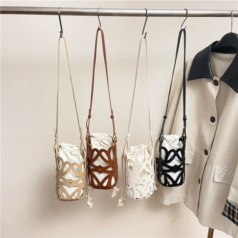 WoElegant gemusterte Kordelzugtasche Brehn