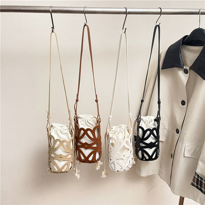WoElegant gemusterte Kordelzugtasche Brehn