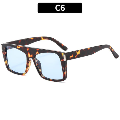 Retro Übergroße Quadratische Sonnenbrille