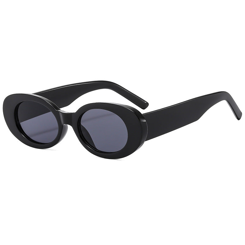 Damen modische Sonnenbrille mit einzigartigem ovalen Rahmen Brehn