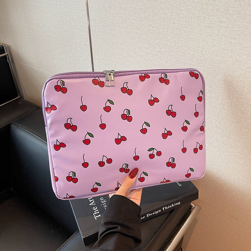 Verspielte Kirschmotiv Laptop Sleeve Brehn