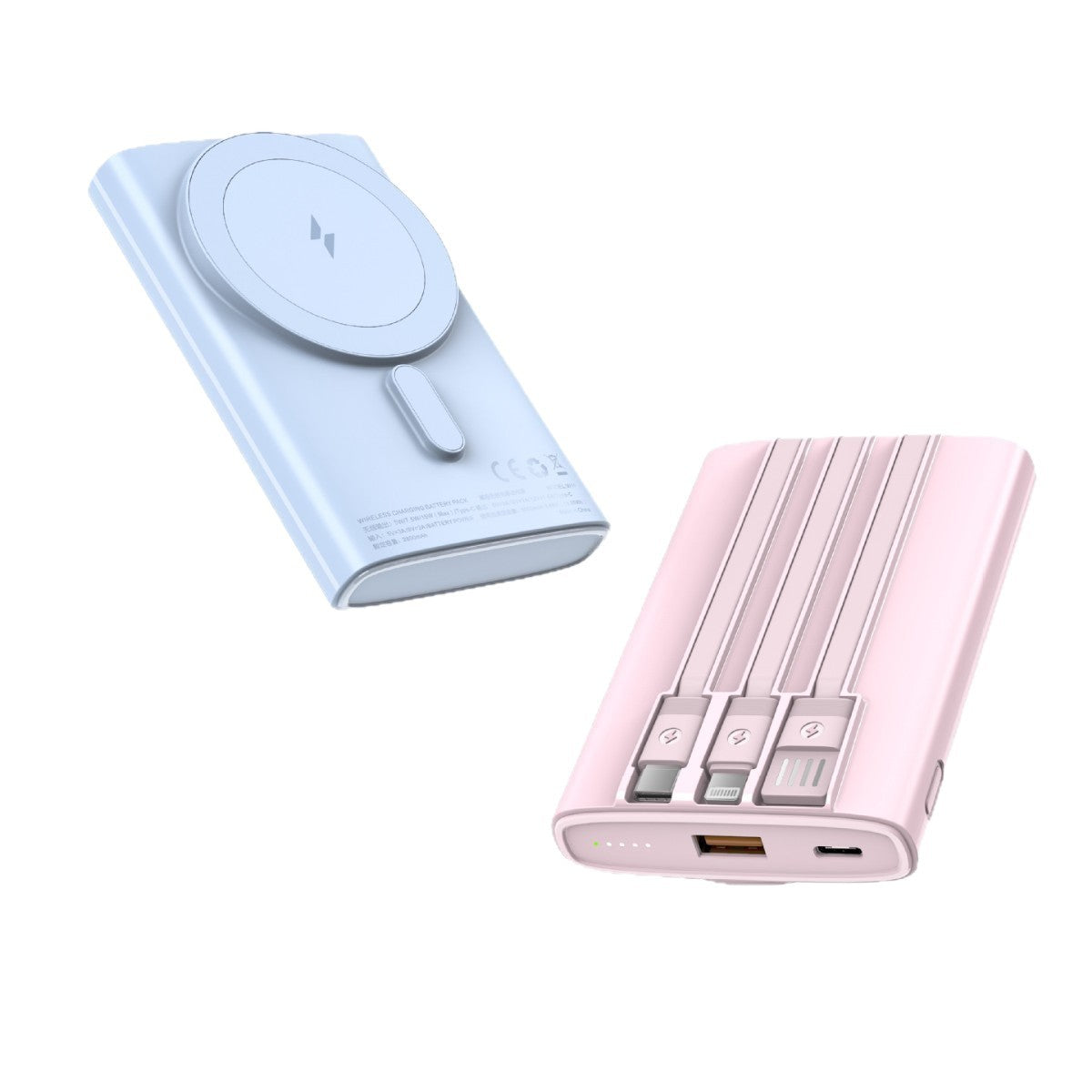 Tragbare Hochleistungs-Powerbank mit Integriertem Kabelmanagement Brehn