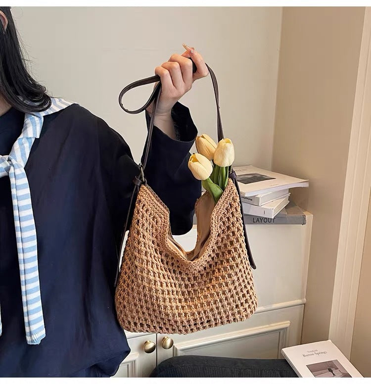 Handtasche Aus Geflochtenem Material Brehn