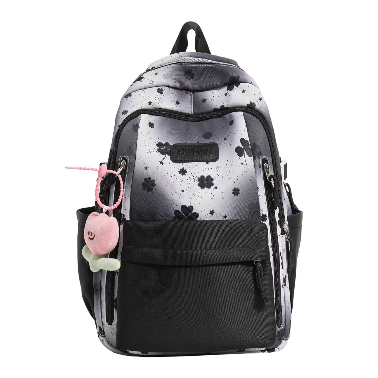 Vielseitiger floralbedruckter Rucksack Brehn