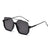 Bold Square Frame Sonnenbrille