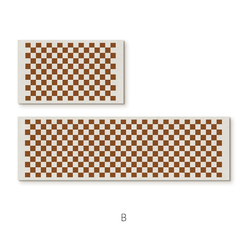 Schachbrettmuster Anti-Rutsch Läufermatte Brehn