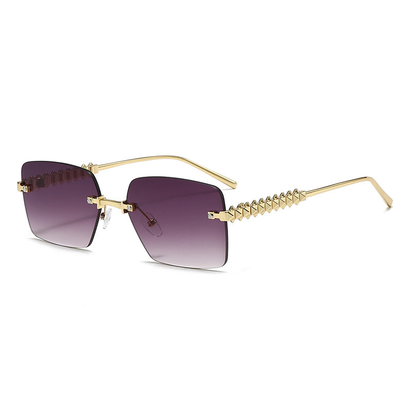 Damen extravagante quadratische Brille Brehn