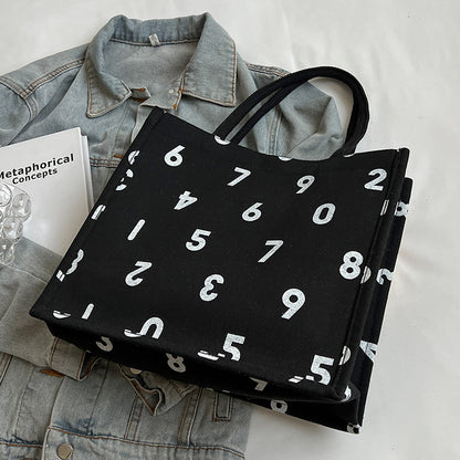 Lässige Canvas-Shopper-Tasche