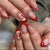 Festliches Feiertags-Themen Press-On Nagelset Brehn