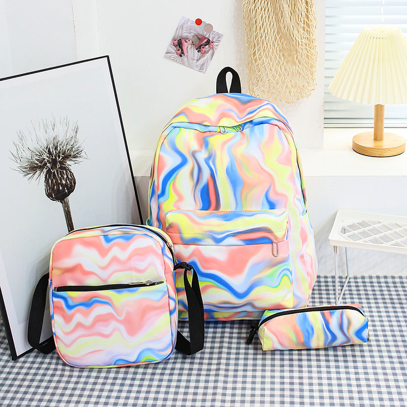 Stilvoller Rucksack mit Passendem Crossbody Bag und Stiftetui Brehn