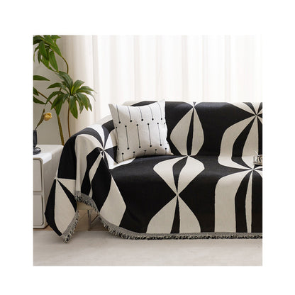 Chic Geometrisches Gemustertes Wurfdeckchen