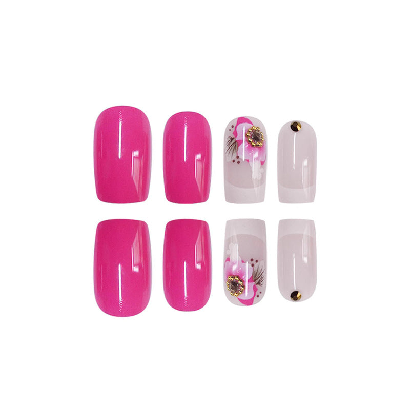 Blumen Kunst Press-On Nagel Set Brehn 1788434384
