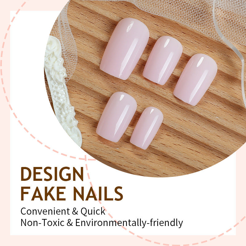 Kunstnagelset mit zartem und transparentem Finish Brehn
