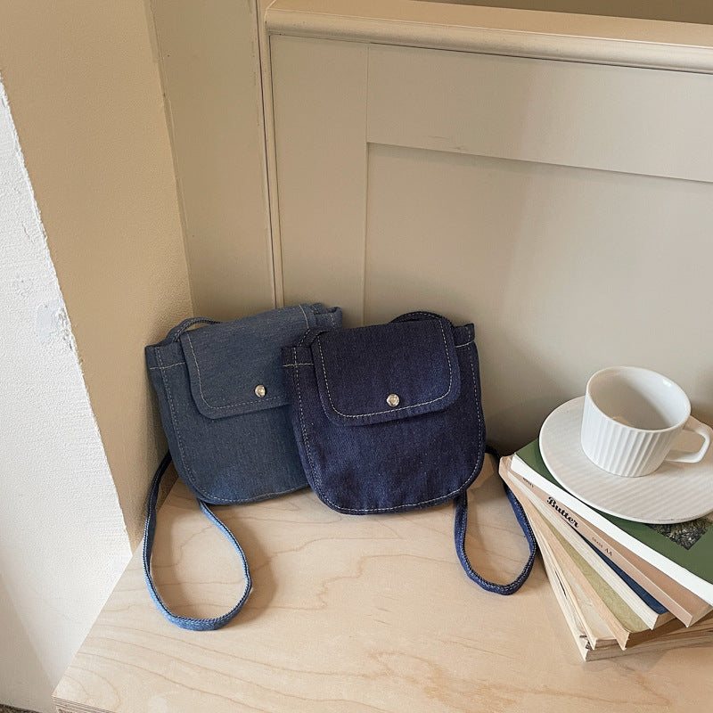 WoVintage Denim Umhängetasche Brehn