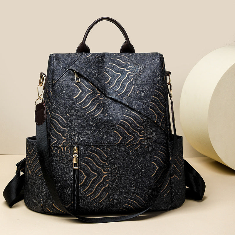 Chic Gemusterter Reise-Rucksack Brehn