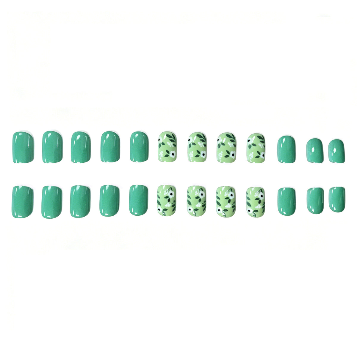 Blütenmuster Nagelaufkleber Brehn