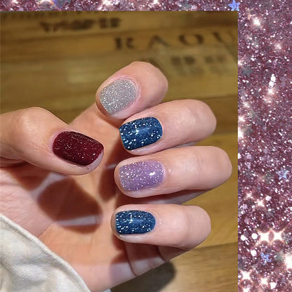 Glitzernde Press-On Nagel Kollektion Brehn