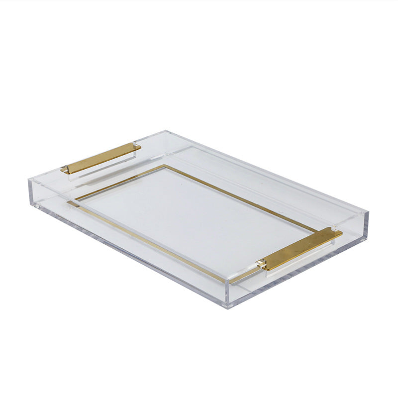 Elegantes Acryl Dekoratives Serviertablett