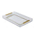 Elegantes Acryl Dekoratives Serviertablett